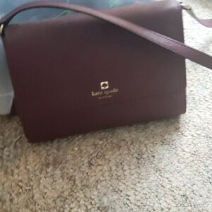 Kate Spade Deep Burgundy Crossbody Bag
